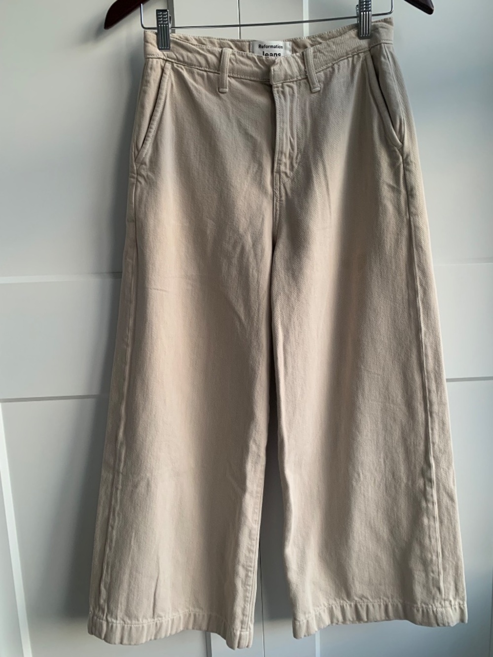 Reformation Jeans 100% Organic Cotton Lggy Super Wide Leg Slouch Women’s size 23